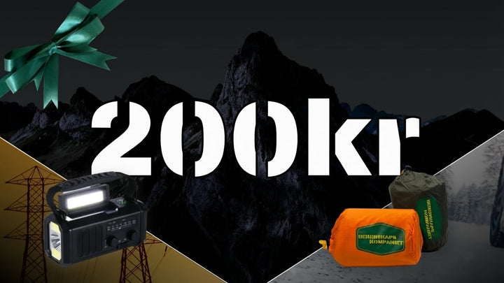 BLACK FRIDAY GAVEKORT 200