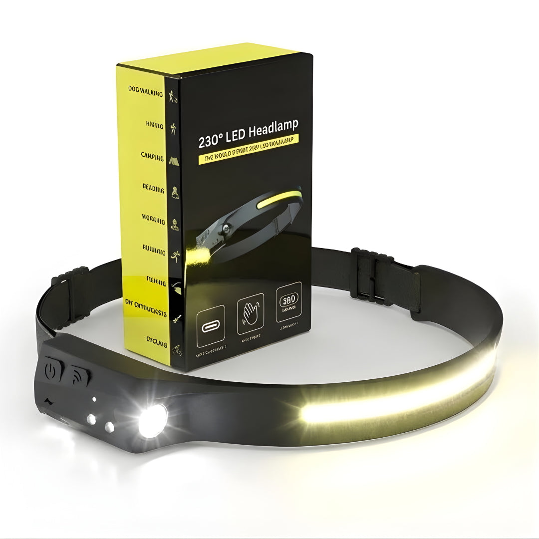 LED Hodelykt 230° - Sensor