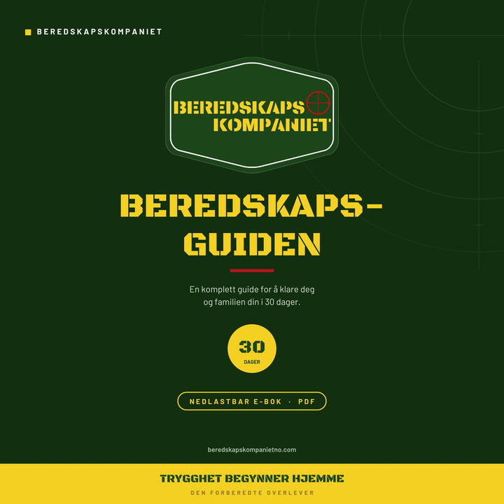 Beredskapsguiden – Komplett håndbok i egenberedskap (E-bok)