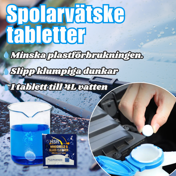 Spylervæsketabletter - Sommer